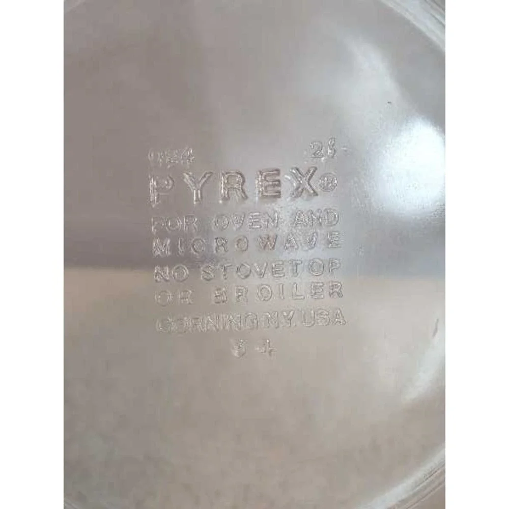 Pyrex Bowl Clear Glass Oven Microwave Safe Vintage Kitchenware